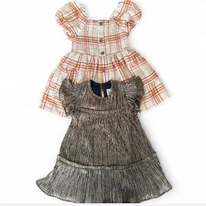 CAT & JACK 2T and GAP 18-34 dress set . So cute Bundle for your baby girl.